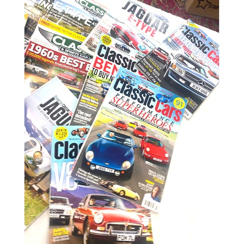 257 - Large selection of classic cars magazines