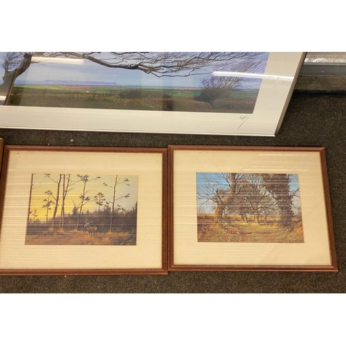 169 - Large selection of framed prints