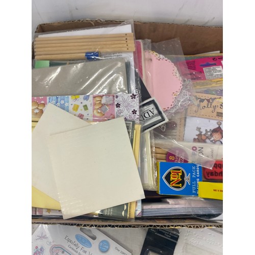 241 - Card making accessories includes card, paper, deco cards etc