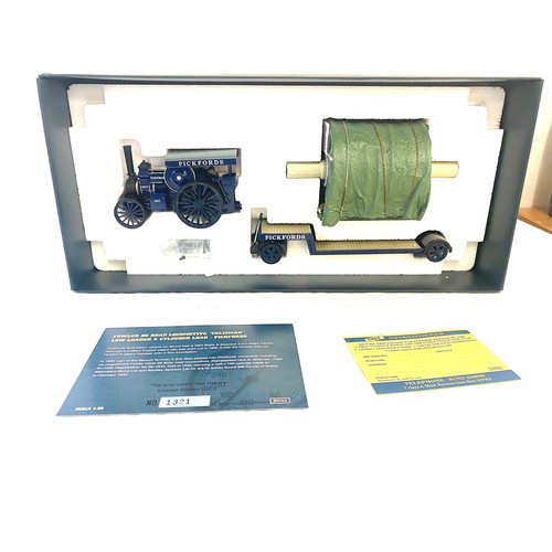 436 - Brand new in box Corgi Fowler b6 road locomotive Limited Edition 80102, Low loader and cylinder, pic... 