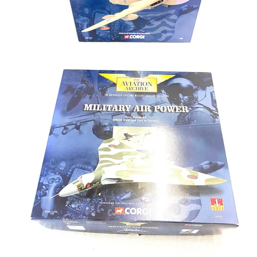 219 - 2 Boxed Corgi the Aviation Archive planes includes Military air power 48701 and 48303