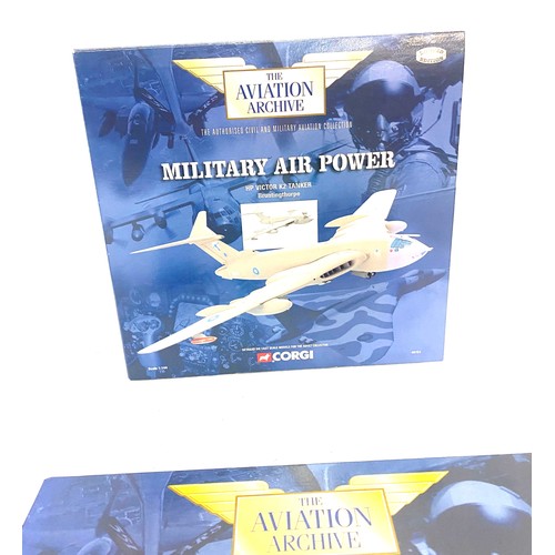 219 - 2 Boxed Corgi the Aviation Archive planes includes Military air power 48701 and 48303