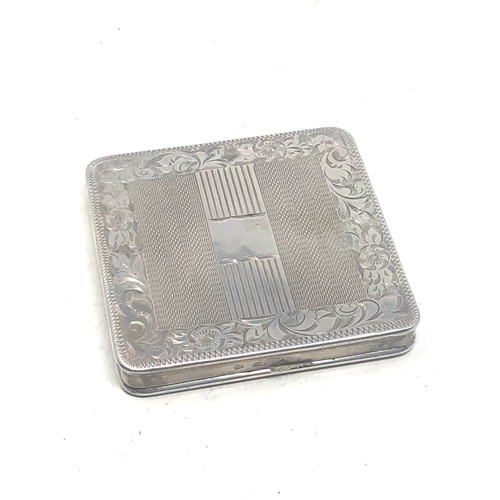 36 - vintage silver compact