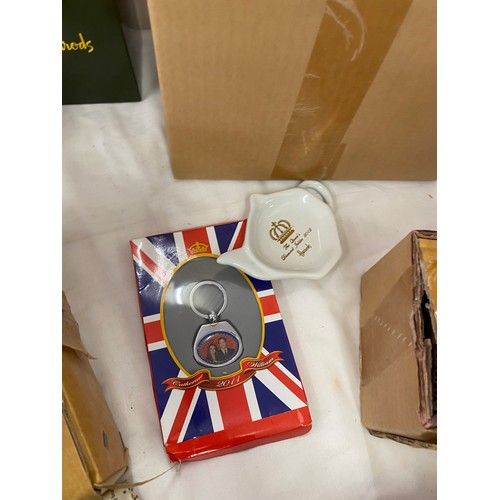 261A - Large selection of Royal Family memorabilia includes Tea service, Mugs, Playing cards, first day cov... 