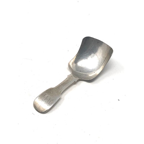 8 - Antique victorian silver tea caddy spoon