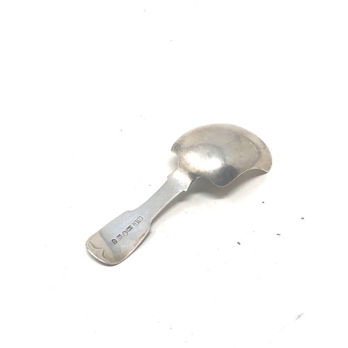 8 - Antique victorian silver tea caddy spoon