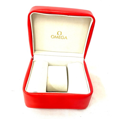 159 - Red Omega watch box