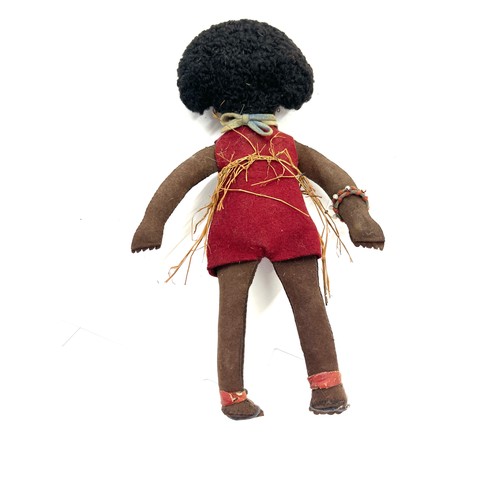 538 - Vintage African tribal  felt doll, approximate height