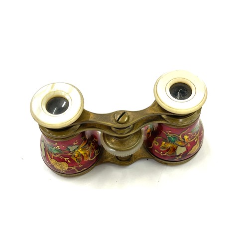 534 - 19th century enamelled opera glasses