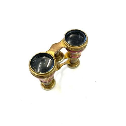 534 - 19th century enamelled opera glasses