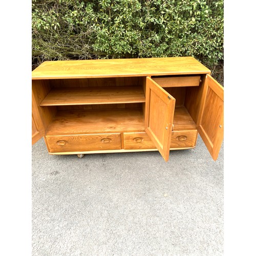 565 - Vintage Ercol 3 door, 2 drawer sideboard, approximate measurements: Height 30 inches, Width 50.5 inc... 