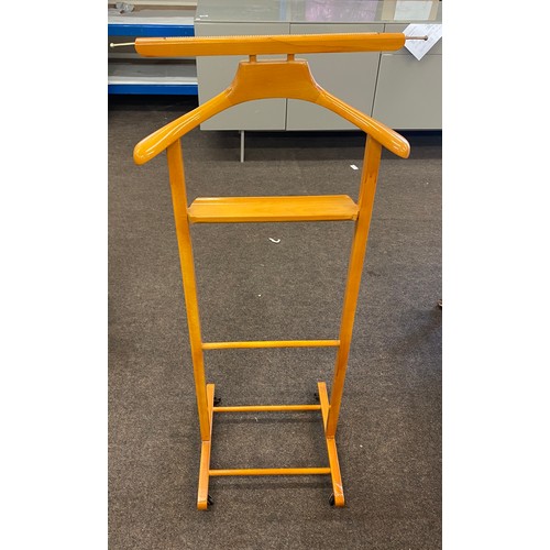 580 - Shirt stand measures approx 45 inches tall 17 inches wide