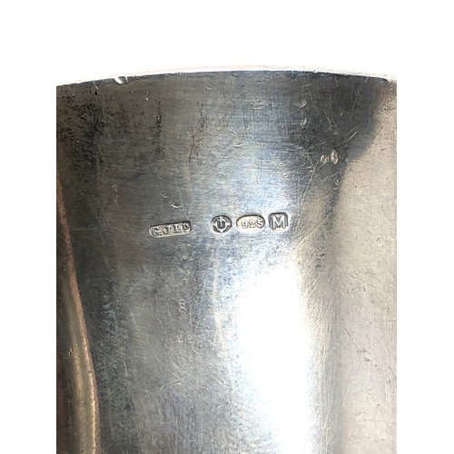 1 - Georg jensen 662 silver acorn handle mug measures approx 6.6cm tall 6.6cm dia
