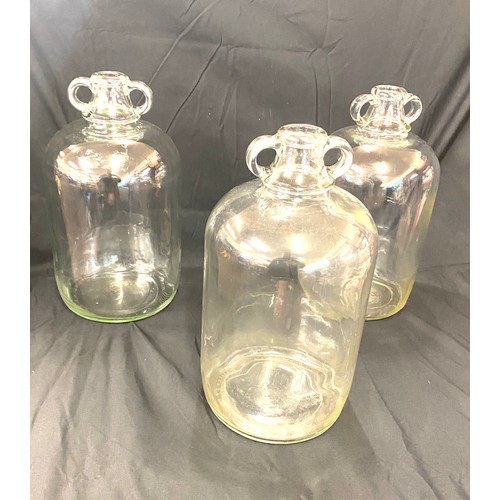 366 - Selection of 6 glass Demijohns