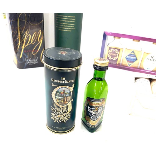 249 - Selection of assorted sealed whisky in original box to include Glengoyne, Aberlour, The Balvenie, Ma... 