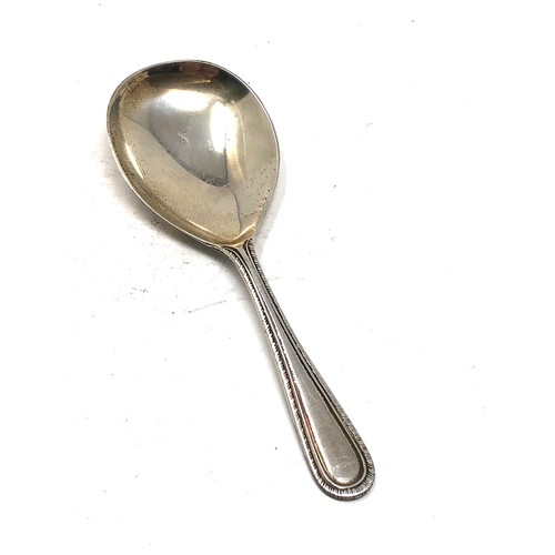 18 - Silver tea caddy spoon Birmingham silver hallmarks