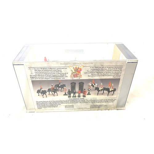 175 - New in box Britain collection the London scene hand painted metal figures with original packing box