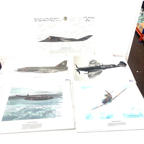 228 - Large selection of assorted spitfire prints