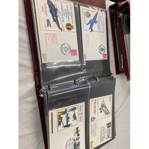 169 - 3 Folders of vintage first day covers includes British knights Healdry at arms first day cover, The ... 