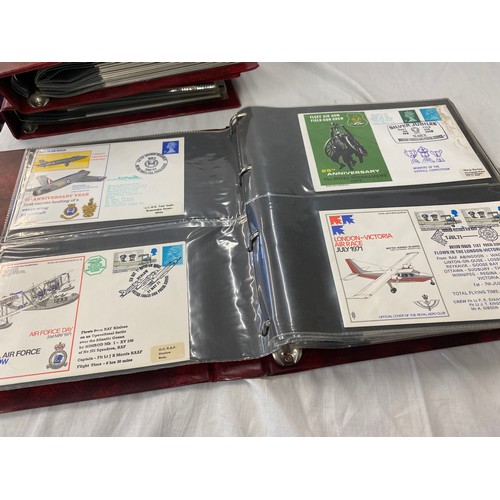 169 - 3 Folders of vintage first day covers includes British knights Healdry at arms first day cover, The ... 