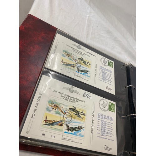 169 - 3 Folders of vintage first day covers includes British knights Healdry at arms first day cover, The ... 