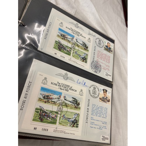 169 - 3 Folders of vintage first day covers includes British knights Healdry at arms first day cover, The ... 