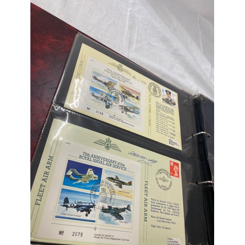 169 - 3 Folders of vintage first day covers includes British knights Healdry at arms first day cover, The ... 