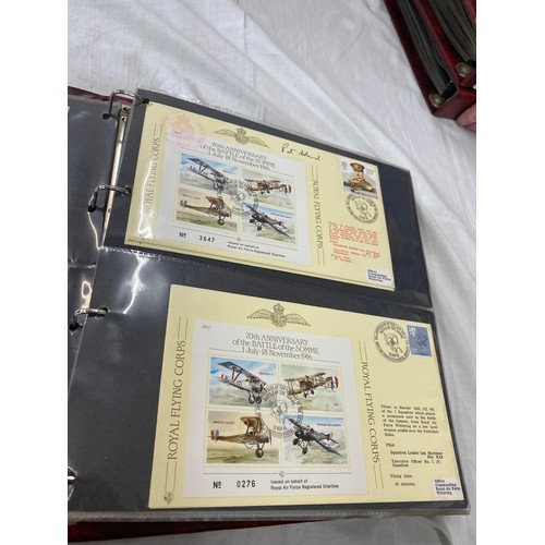 169 - 3 Folders of vintage first day covers includes British knights Healdry at arms first day cover, The ... 