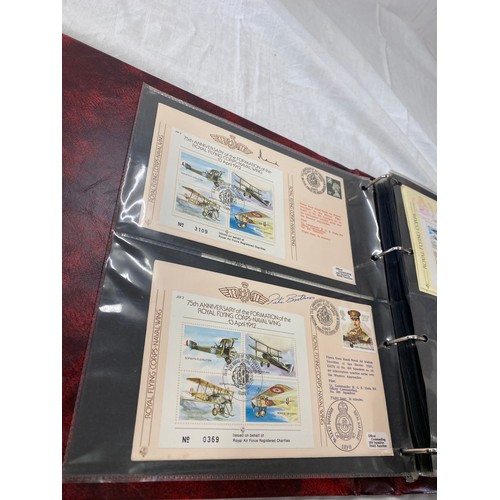 169 - 3 Folders of vintage first day covers includes British knights Healdry at arms first day cover, The ... 