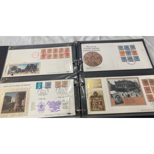 98 - 3 Folders of vintage first day covers includes New Format Booklet, British Food And Farming, British... 