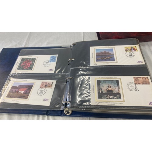 98 - 3 Folders of vintage first day covers includes New Format Booklet, British Food And Farming, British... 