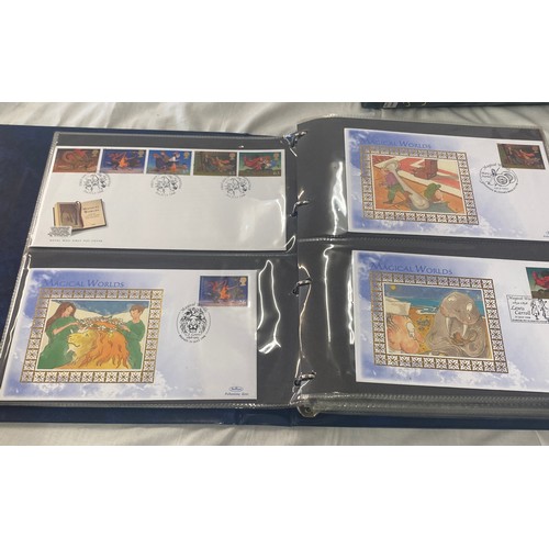 94 - 3 Folders of vintage first day covers includes Rupert bear, Alice in wonderland, Peter rabbit, 50th ... 