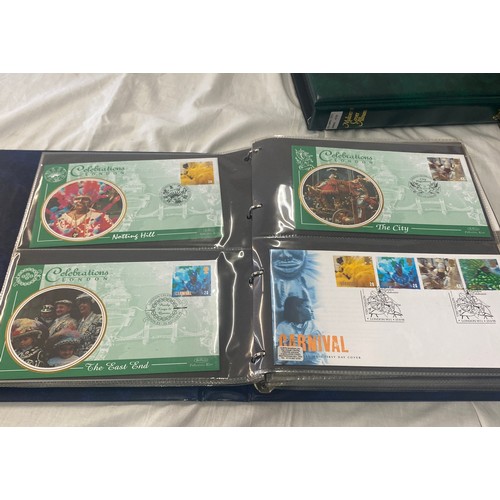 94 - 3 Folders of vintage first day covers includes Rupert bear, Alice in wonderland, Peter rabbit, 50th ... 