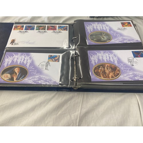 94 - 3 Folders of vintage first day covers includes Rupert bear, Alice in wonderland, Peter rabbit, 50th ... 