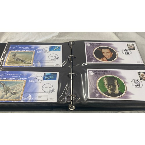 94 - 3 Folders of vintage first day covers includes Rupert bear, Alice in wonderland, Peter rabbit, 50th ... 