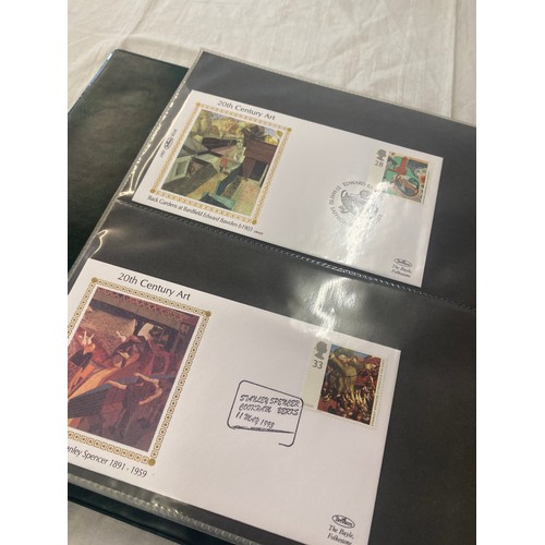 88 - 3 Folders of vintage first day covers includes Year of sport, The exploration of space, Christmas 19... 