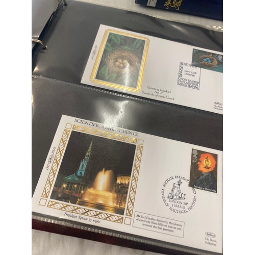 88 - 3 Folders of vintage first day covers includes Year of sport, The exploration of space, Christmas 19... 