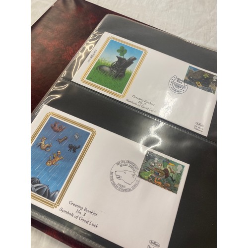 88 - 3 Folders of vintage first day covers includes Year of sport, The exploration of space, Christmas 19... 