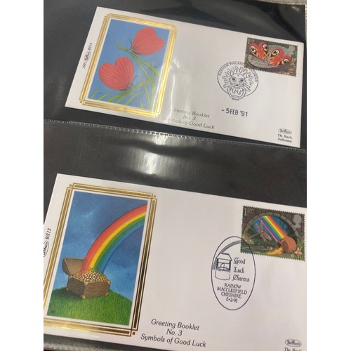 88 - 3 Folders of vintage first day covers includes Year of sport, The exploration of space, Christmas 19... 