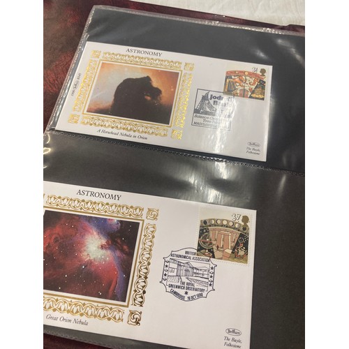 88 - 3 Folders of vintage first day covers includes Year of sport, The exploration of space, Christmas 19... 