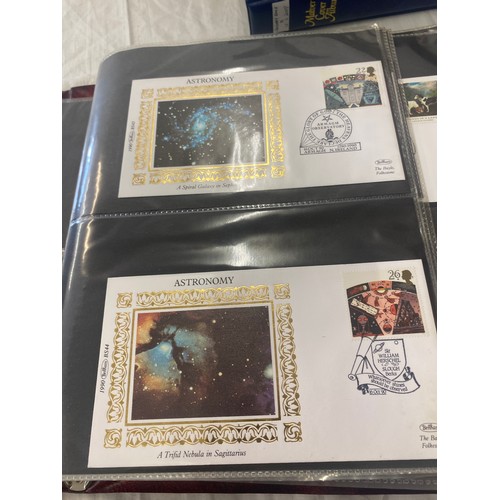 88 - 3 Folders of vintage first day covers includes Year of sport, The exploration of space, Christmas 19... 