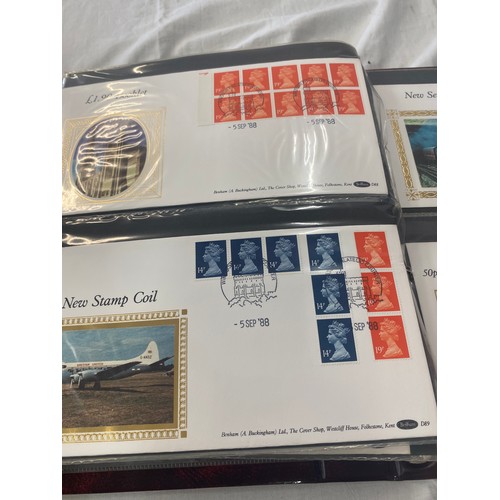 77 - 3 Folders of vintage first day covers includes The Financial times, Industry year, Christmas 1986, G... 