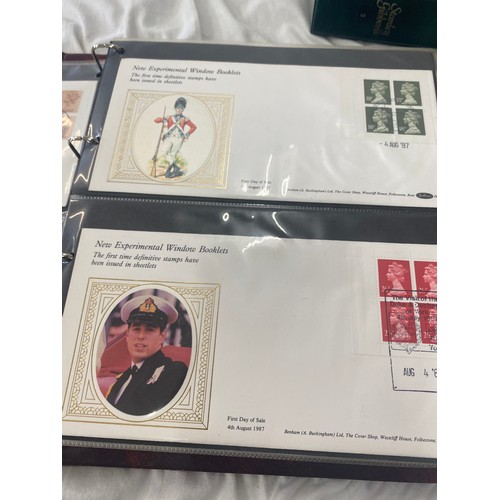 77 - 3 Folders of vintage first day covers includes The Financial times, Industry year, Christmas 1986, G... 