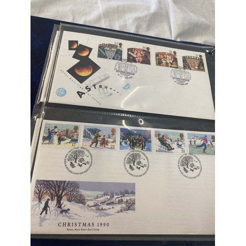 77 - 3 Folders of vintage first day covers includes The Financial times, Industry year, Christmas 1986, G... 