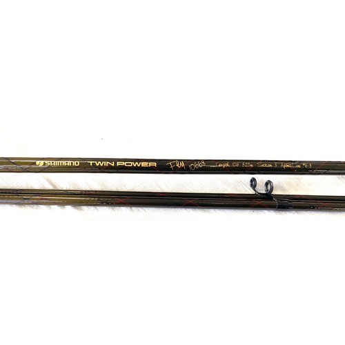 218 - Shimano twin power 10668 rod 10 ft 3 section fishing rod