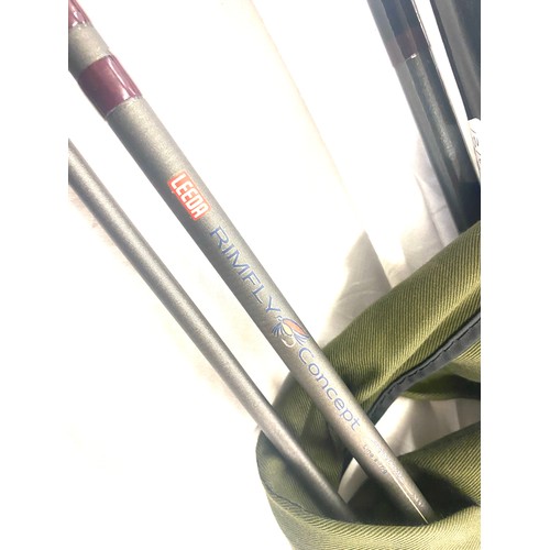 266 - 2 Vintage fly fishing rods includes Leeda etc