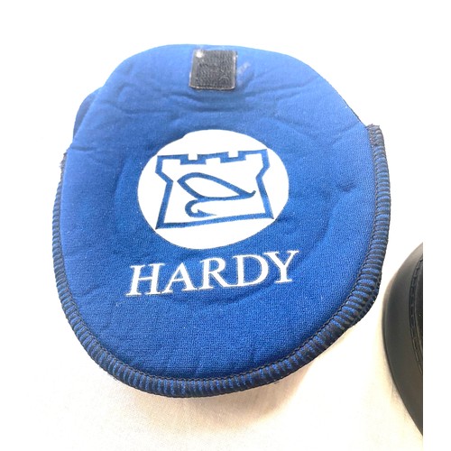 129 - Selection of 3 vintage Hardy bros reel cases