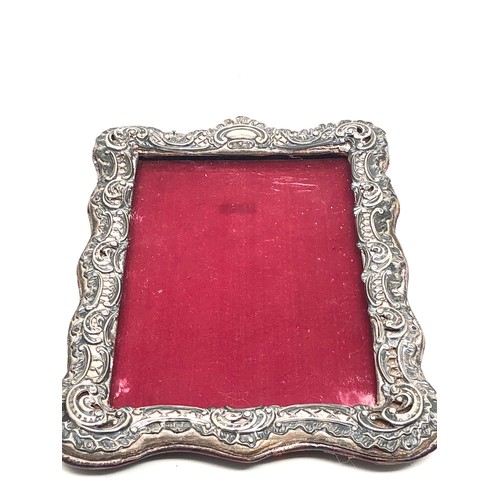 21 - 4 Antique silver picture frames all in need of restoration worn condition largest measures approx 20... 