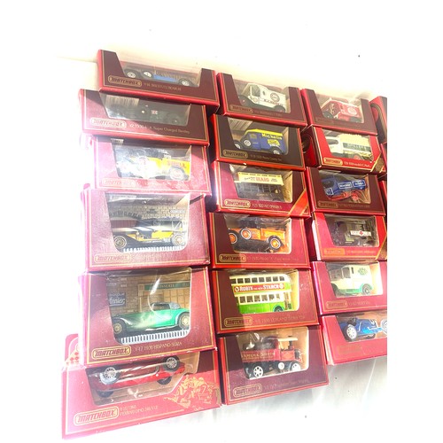 231 - Large selection of Yesteryear matchbox models includes Pepsi cola, Maples etc