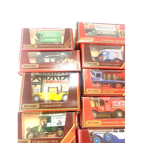 113 - Large selection of Yesteryear match box models includes Frasers, Brasso, Coblim etc